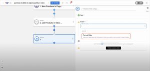Select the “Format Data” event in AI Formatter.