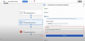 Writing a prompt for AI Formatter to refine event descriptions used when you create Todoist tasks from Odoo.