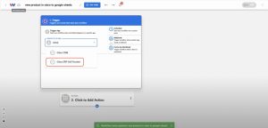 Search for Odoo ERP Self Hosted and select it as the trigger app.