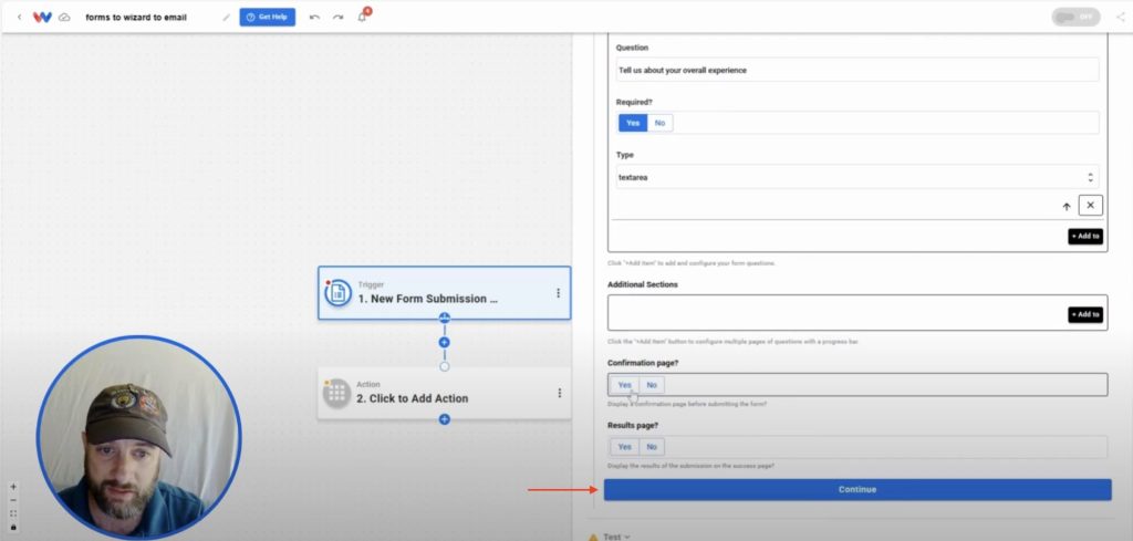 Building a simple form with required fields inside Workload’s form builder.