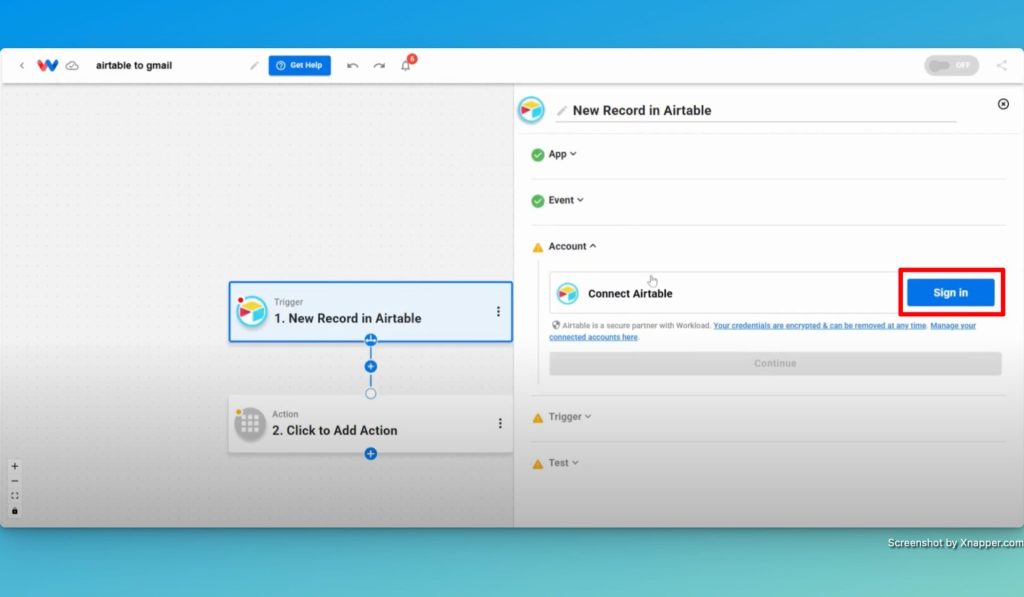 Securely sign in to your Airtable account.