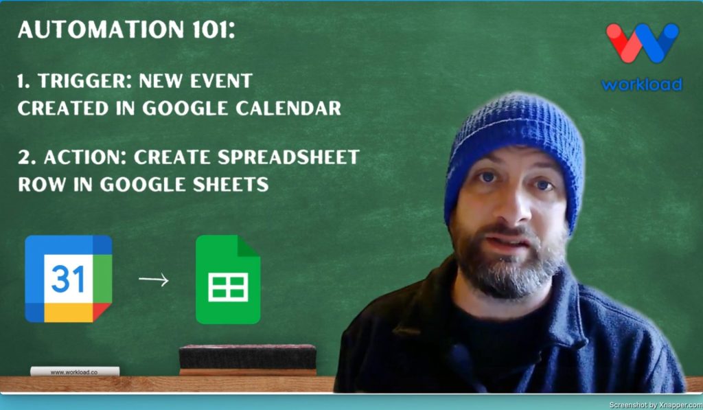Introduction to "Google No-Code Workflow for Calendar Event to Sheets Sync."
