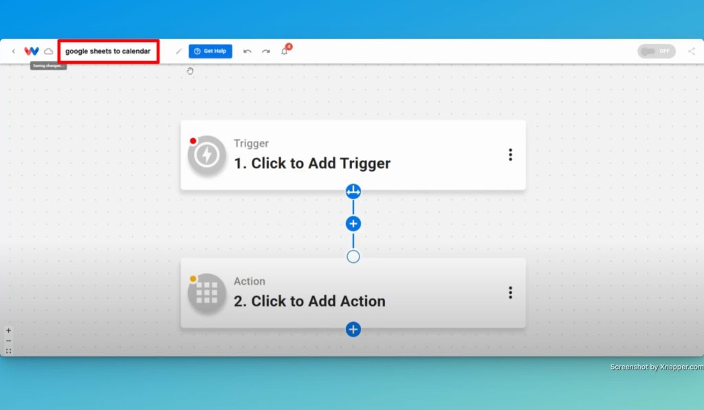 Give the workflow a unique name.